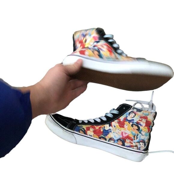 Vans X Disney Unisex Sk8-Hi Multi Princess Print Sneakers Size - Picture 15 of 16